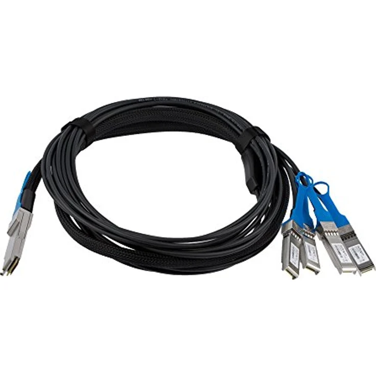 StarTech QSFP+ Breakout Kabel 3m, 40 Gbps Kupfer Transceiver, Schwarz – Bild 3