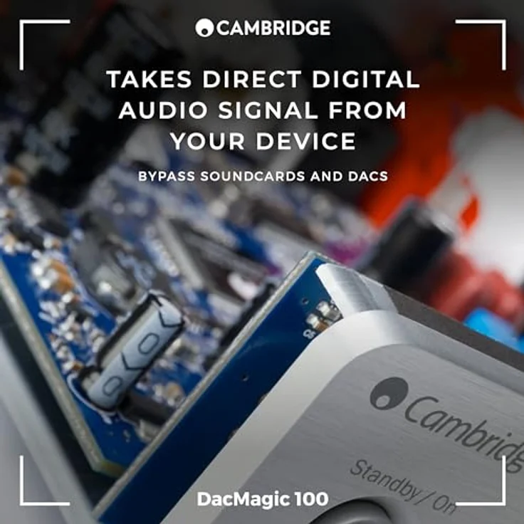 Cambridge Audio DacMagic 100 – Digital-Analog-Wandler mit USB-Audio, unterstützt bis zu 24 bit/192 kHz – Bild 4