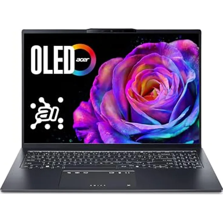 Acer Swift Go 16 OLED (SFG16-73-7943) Ultrabook, 16" WUXGA+ OLED 120Hz, Intel Core Ultra 7, 16 GB RAM, 1 TB SSD, Intel Arc 140T GPU, grau