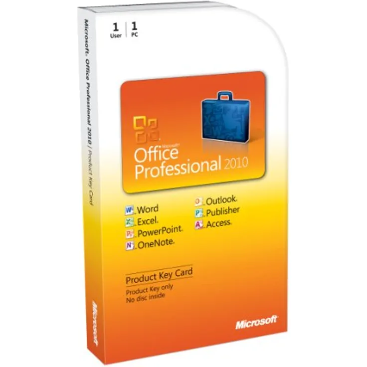 Microsoft Office Professional 2010 - 1PC/1User - englisch (Lizenz-Key)