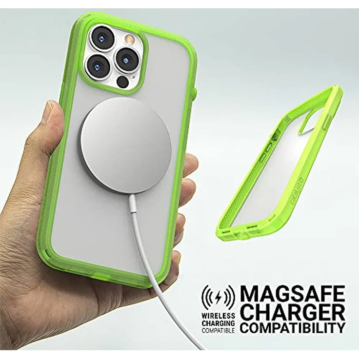 Catalyst Influence Case für Apple iPhone 13 Pro, grüne Smartphone Hülle mit Fallschutz und innovativem Drehknopf – Bild 4