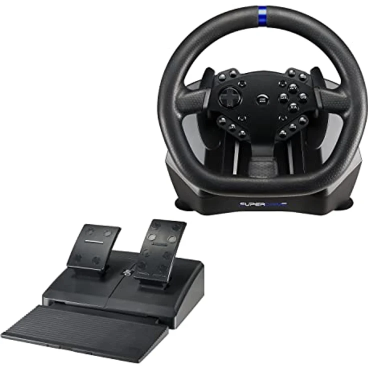 SUBSONIC Superdrive - Rennlenkrad/lenkrad SV950 mit Pedalen und Schaltwippen Xbox Serie X/S, PS4, Xbox One, PC (programmierbar für alle Spiele) – Bild 1