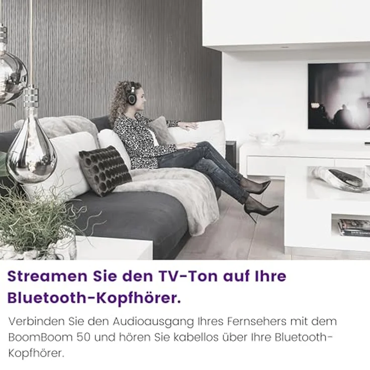 Marmitek BoomBoom 50 - Bluetooth Audio Sender - Verbinde Ihre Fernseher mit ein Bluetooth Kopfhörer – Bild 3