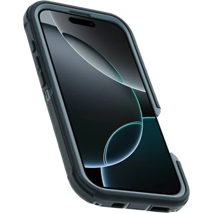 OtterBox Defender Series MagSafe Hülle für iPhone 16 Pro, stoßfest, sturzsicher, extrem robust, Schutzhülle, Grüne – Bild 3
