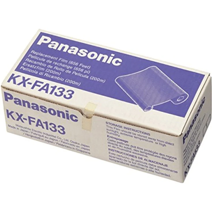 Inkadoo KX-FA133X Ersatzfilm, kompatibel mit Panasonic KX-F1000 Serie, schwarz, hohe Druckkapazität von ca. 666 Seiten – Bild 2