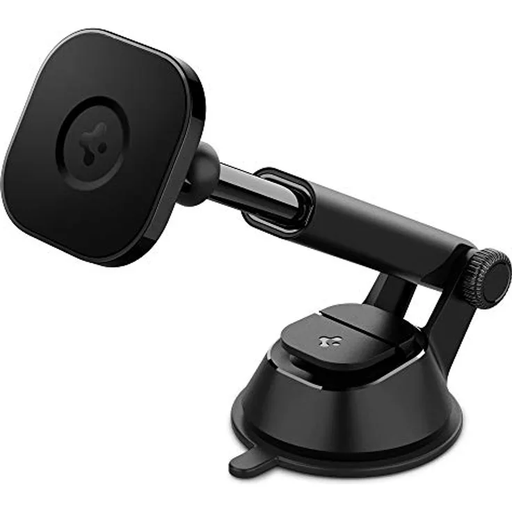 Spigen ITS35 Magnetic MagSafe Dashboard Car Mount, Smartphone Halterung mit starkem Magnet und teleskopischem Arm, Schwarz