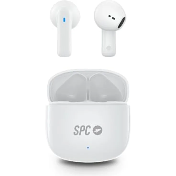 SPC Zion 2 Play, Kabellose Kopfhörer mit 7 Stunden Akkulaufzeit und Touchpad-Steuerung, Weiss
