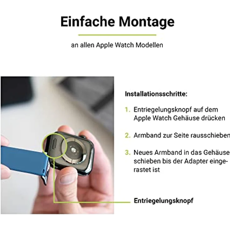 Artwizz WatchBand Silicone für Apple Watch 38/40mm - NordicBlue Wearables-Zubehör – Bild 6