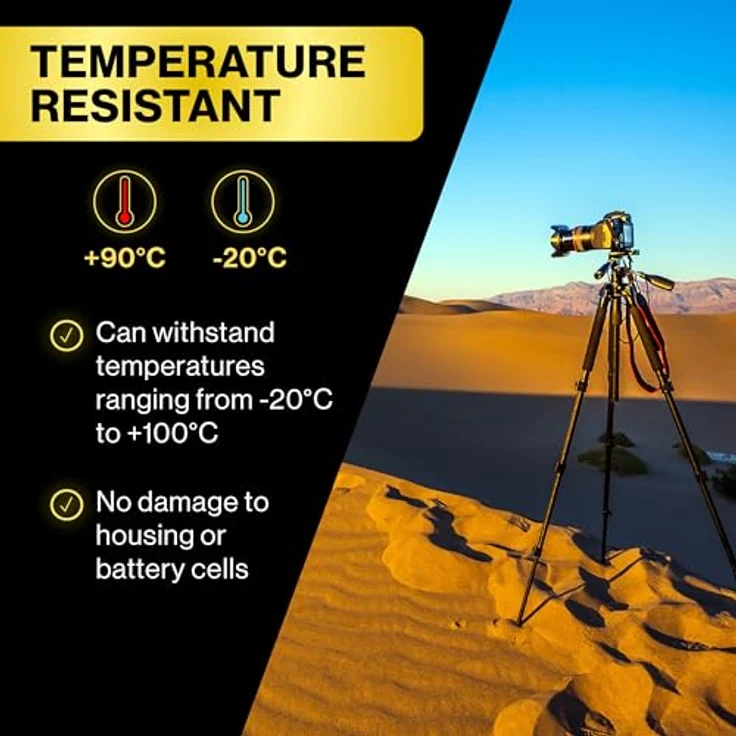 PATONA Protect Akku DMW-BMB9 E (895mAh), mit NTC Sensor und V1 Gehäuse, kompatibel mit Panasonic Lumix DC FZ82 FZ72 FZ62 FZ45 FZ48 FZ100 FZ150 und Leica V-LUX 3 – Bild 5