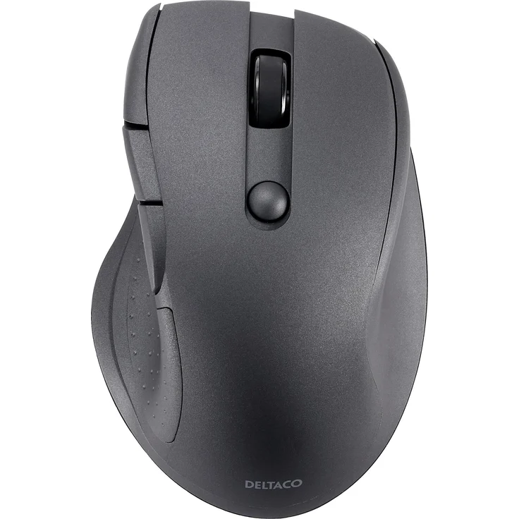 Deltaco Tyli MS-906, Bluetooth Maus mit 5 Tasten, 600-1200 DPI, kabellos, schwarz