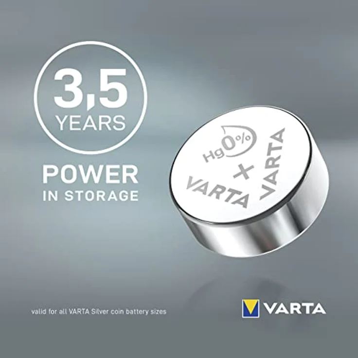 Varta V377 Professional Electronics Silberoxid Knopfzelle (1er Pack) – Bild 4