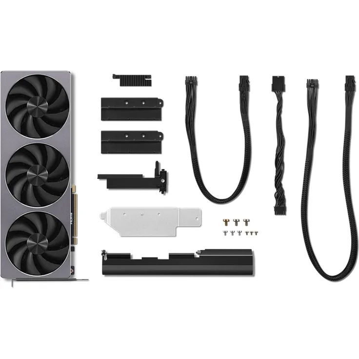 Lenovo NVIDIA GeForce RTX 5080, Grafikkarte mit 16 GB GDDR7, PCIe 5.0 x8, 3 x DisplayPort, HDMI, braune Box