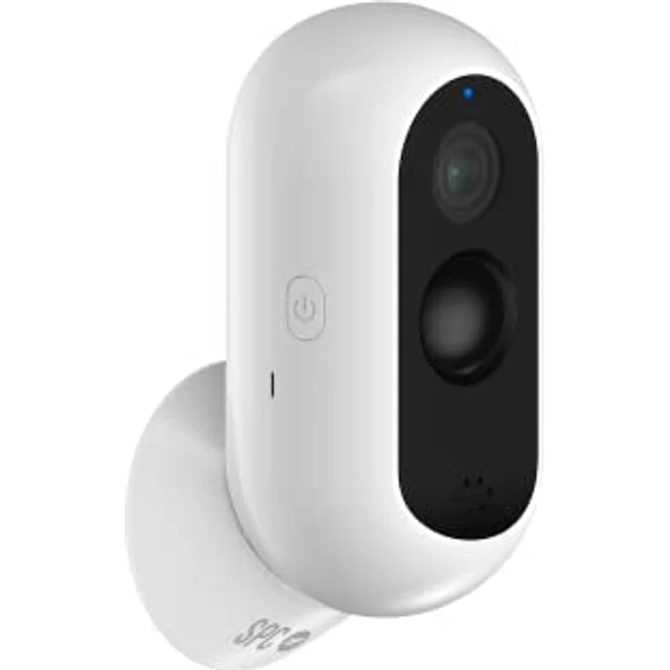 SPC Magnes 3 – WLAN-Überwachungskamera für den Außen- und Innenbereich mit wiederaufladbarem 9600 mAh-Akku, Nachtsicht, wasserdicht nach IP65, Bewegungserkennung und Zwei-Wege-Audio – Bild 1