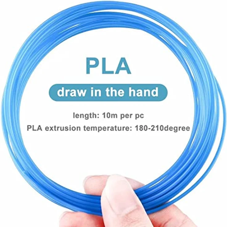 ANCHARA 3D Pen Filament PLA Set, 20 Farben à 10 m, 1.75 mm, ungiftig für ODRVM, Tecboss, Lovebay 3D Stifte – Bild 3