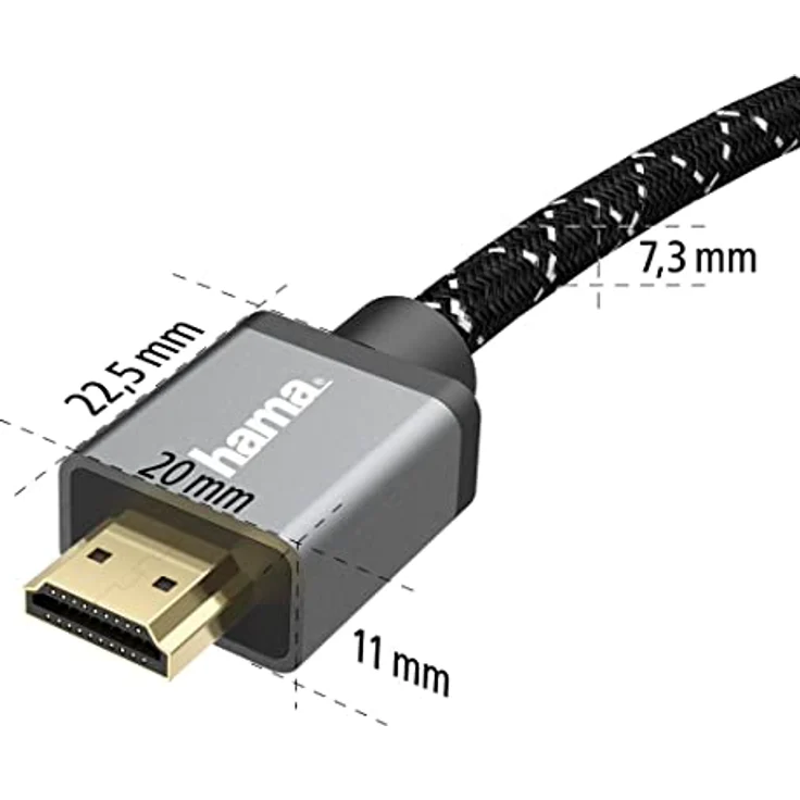 Hama - 205240 Ultra High Speed HDMI-Kabel, Stecker-Stecker, 8K, Metall, 3,0 m – Bild 8