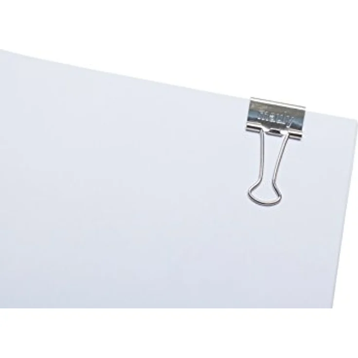 Maul Original Mauly Klemmer (12 Stück) 19 mm | Zum Klemmen von bis zu 70 Blatt Papier | Vielseitig einsetzbar im Büro, als Küchen Gadgets und im Haushalt | Silber – Bild 5