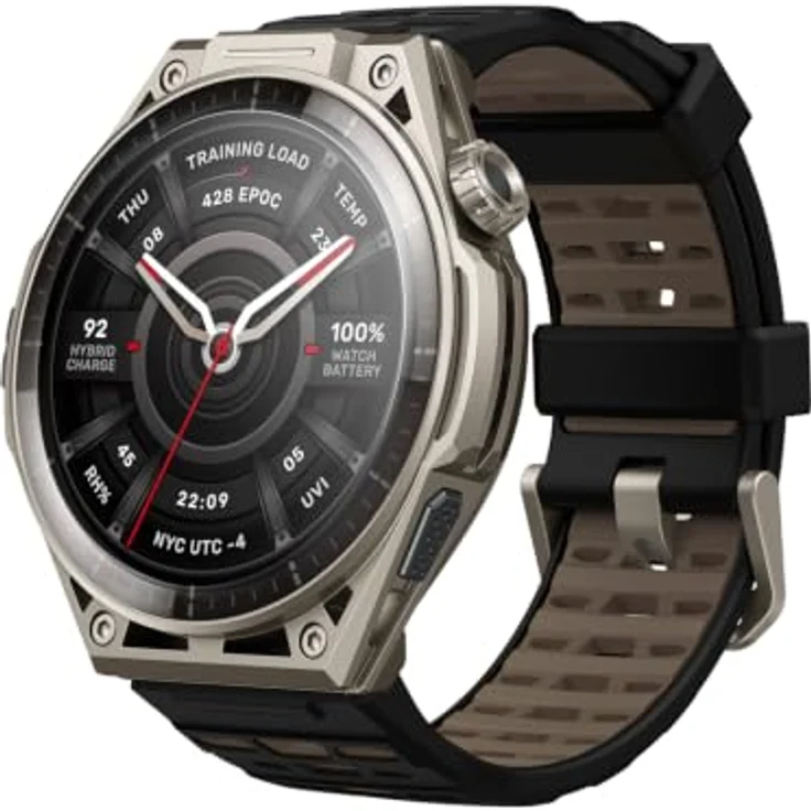 Amazfit Balance Ultra, Smartwatch aus Titan Grade 5 mit Saphirglas, 1.5" AMOLED Display, 30 Tage Akkulaufzeit, 180+ Trainingsmodi, 10 ATM wasserdicht – Bild 10