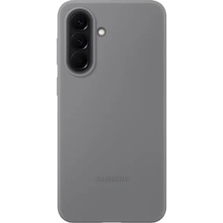SAMSUNG Silicone Case für Galaxy A57 5G, grau, mattes Design, weiche Textur, Schutz für Rückseite und Rahmen – Bild 1