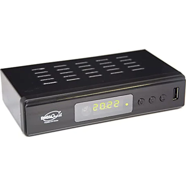 DigiQuest Twin Tuner Small Edition Ethernet (RJ-45), Terrestrisch Full HD Schwarz - Kompakter DVB-T2 Decoder mit Full HD Unterstützung und integriertem Dolby Digital Audio-Decoder – Bild 5