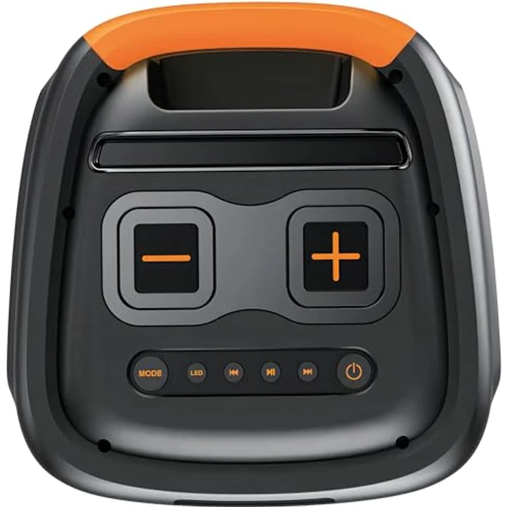 Denver Inter Sales TSP-456 Bluetooth® Lautsprecher 600W (60W RMS) mit RGB-Lichteffekten, Fernbedienung und Kabelmikrofon – Bild 4