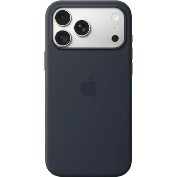 Apple Silicone Case iPhone 18 Pro Max, navy-blau, MagSafe kompatibel, schützt vor Kratzern und Stößen – Bild 3
