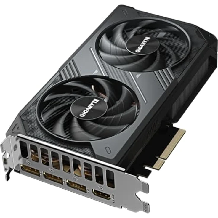 GIGABYTE GeForce RTX 5060 WINDFORCE OC 8G Grafikkarte, 8GB GDDR7, 128bit, PCI-E 5.0, 2512 MHz, 3x DisplayPort, 1x HDMI, Schwarz – Bild 4