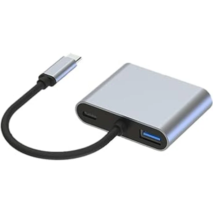 Conceptronic DONN16G Kabelgebunden USB 3.2 Gen 1 (3.1 Gen 1) Type-C Grau, Laptop-Dockingstation mit HDMI und VGA – Bild 3