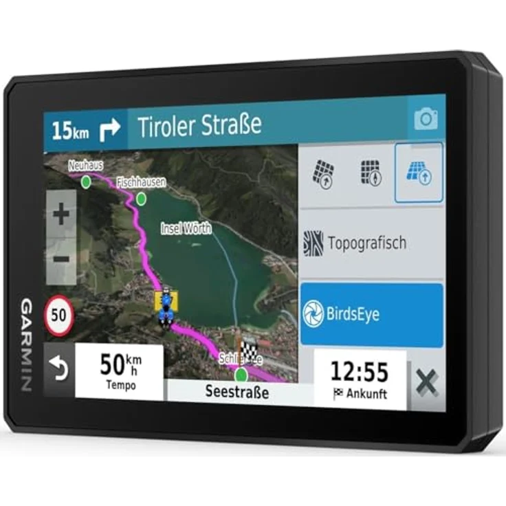 GARMIN zumo® XT MT-S EU, Motorrad-Navigationsgerät mit 5,5 Zoll HD-Display, Wetterfest, vorinstallierte Straßen- und Topokarten, GPS/GLONASS/Galileo – Bild 4