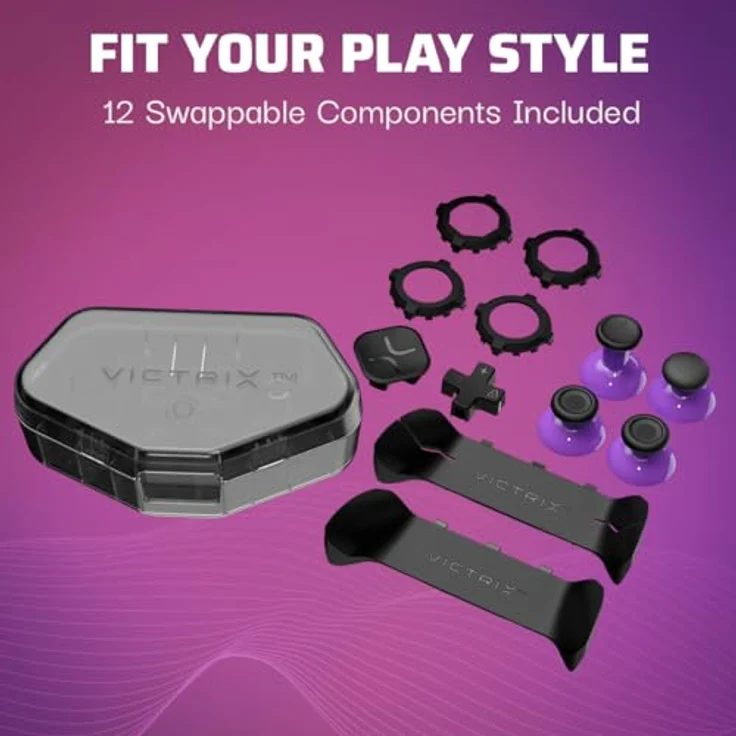 PDP LLC Victrix Gambit Prime Wired Controller für Xbox Series X, 8-mal schnellere Eingabereaktion, anpassbar, schwarz – Bild 3