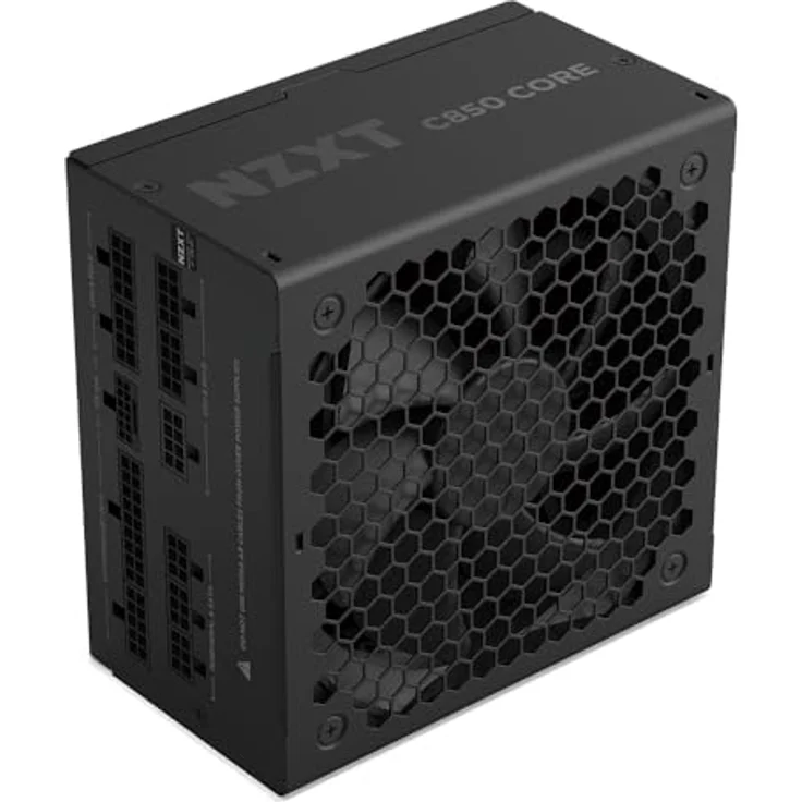 NZXT C850 Gold Core, 850W ATX 3.1 Netzteil, 80 Plus Gold, Cybenetics Platinum, vollmodular, PCIe 5.1, Zero-RPM-Lüfter, 105 °C-Kondensatoren, schwarz – Bild 1