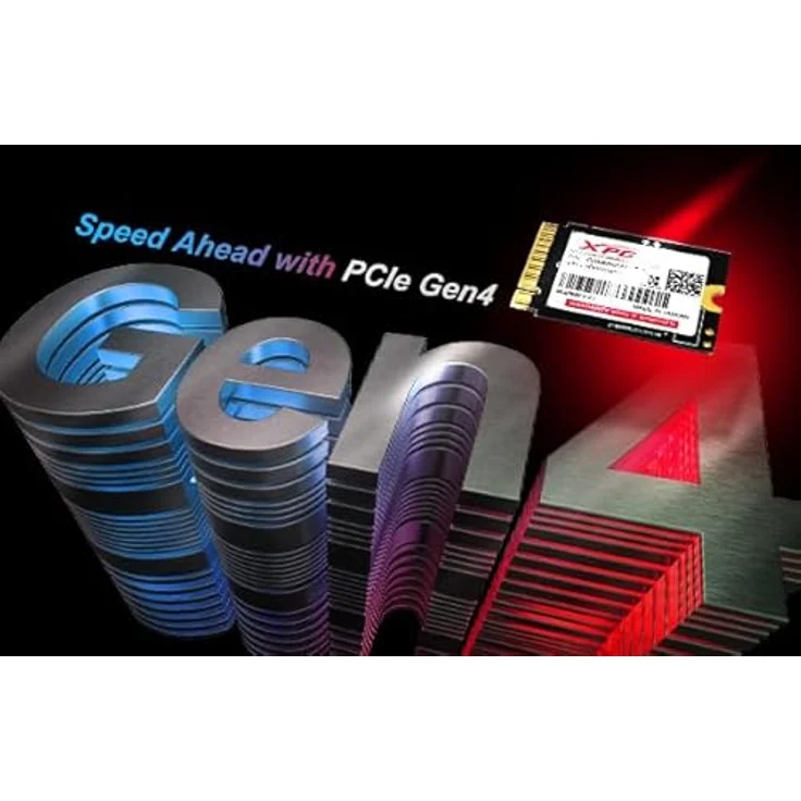 ADATA XPG GAMMIX S55 512GB SSD, NVMe, Lesegeschwindigkeit bis zu 5000 MB/s, Schreibgeschwindigkeit bis zu 3000 MB/s, M.2 2230, SMART-Unterstützung – Bild 4