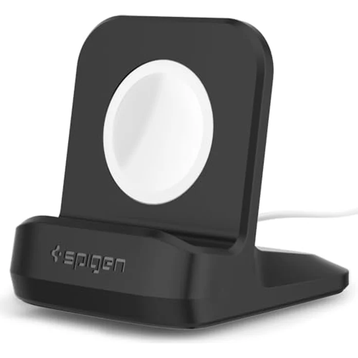 Spigen S350 Entwickelt für Apple Watch Ladestation Ständer für alle Serien 44mm - 42mm - 40mm - 38mm - Schwarz – Bild 2