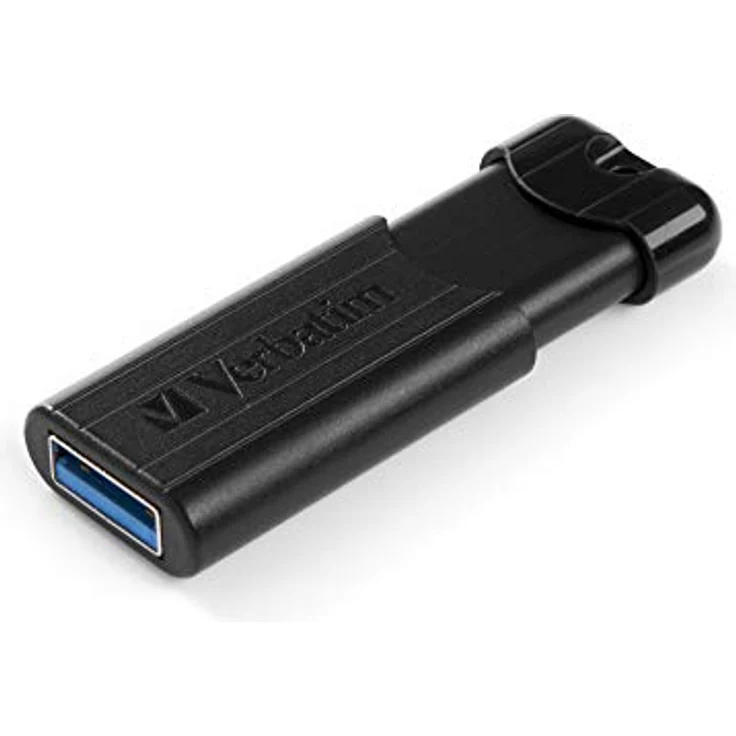 Verbatim PinStribe USB 3.0-Stick 256 GB - USB Stick - High-Speed Data-Transfer - schwarz – Bild 2