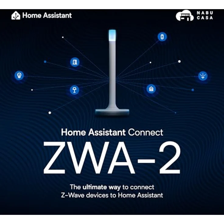 Nabu Casa Home Assistant ZWA-2, Smart Home Hub mit Z-Wave 800-Chipsatz, Weiss – Bild 3