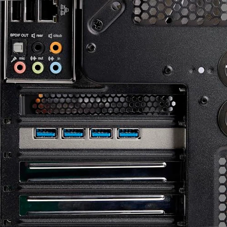 StarTech.com 4-Port USB PCIe Karte, USB 3.2 5Gbps, mit 4 unabhängigen USB-Controllern, Schwarz – Bild 2