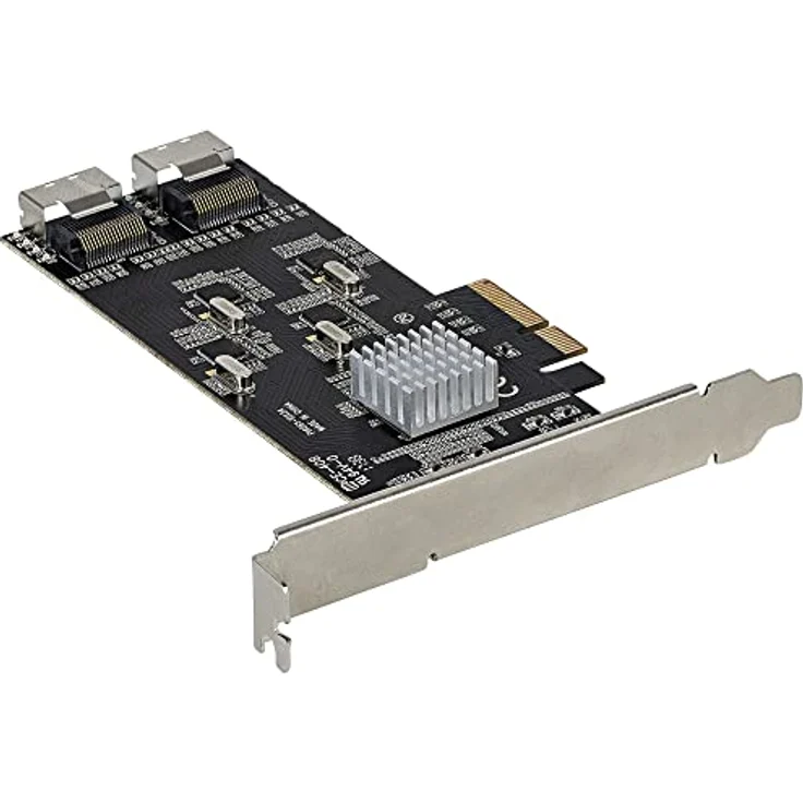 StarTech.com PCIE SATA Controller Cards, PCI Express SATA 6 Karte mit 8 Anschlüssen, 16 Gbit/s Gesamtdurchsatz – Bild 3