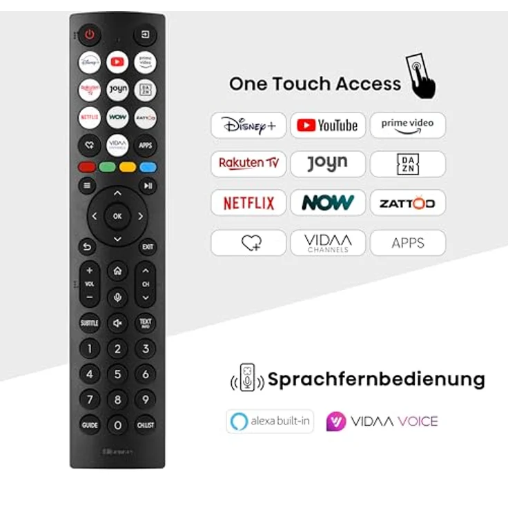 Hisense 65A85N 164cm (65 Zoll) 4K UHD OLED Smart TV, Game Mode Pro, Dolby Vision IQ & Atmos, Alexa Built-in, Schwarz, [2024] – Bild 5