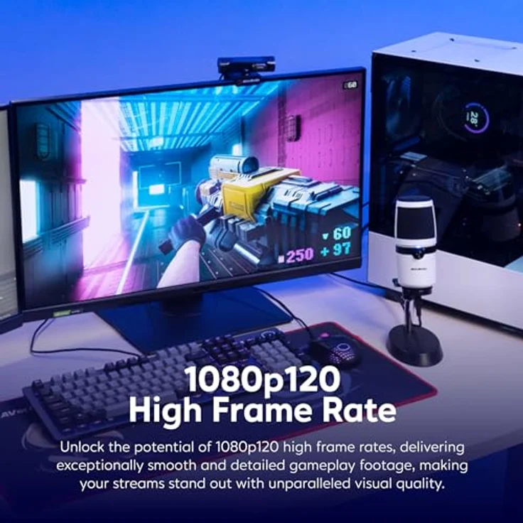 AVerMedia HDMI-Capture-Karte für Streaming und Videospiele, 4K60 Pass-Through mit ultraniedriger Latenz auf PS5, PS4 Pro, Xbox Series X/S, Xbox One X, Switch-Spielen - GC571 Live Streamer Ultra HD – Bild 5