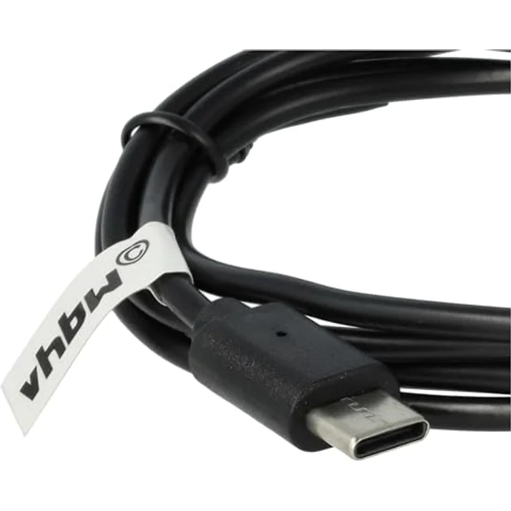vhbw USB-C Ladekabel kompatibel mit Samsung Galaxy Tab 10.1 GT-P7501, GT-P7510, Note LTE GT-N8020, GT-P7500, 100 cm, schwarz, schnelles und sicheres Laden, präzise gefertigt – Bild 5