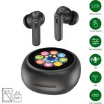 4Smarts TWS Bluetooth Kopfhörer - SkyBuds Screen ANC schwarz, Touchscreen, Freisprechsteuerung, aktive Geräuschunterdrückung