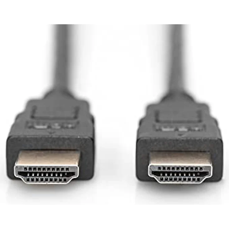 DIGITUS HDMI-Kabel 3-m - 60 Hz Ultra-HD 4K - Für Monitor-Anschluss & Fernseher DVB-T Receiver - High-Speed - Schwarz – Bild 2