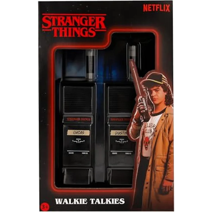 IMC TOYS Stranger Things Walkie-Talkies, Elektronisches Spielzeug für Kommunikation, 2er Set, Retro-Design – Bild 2