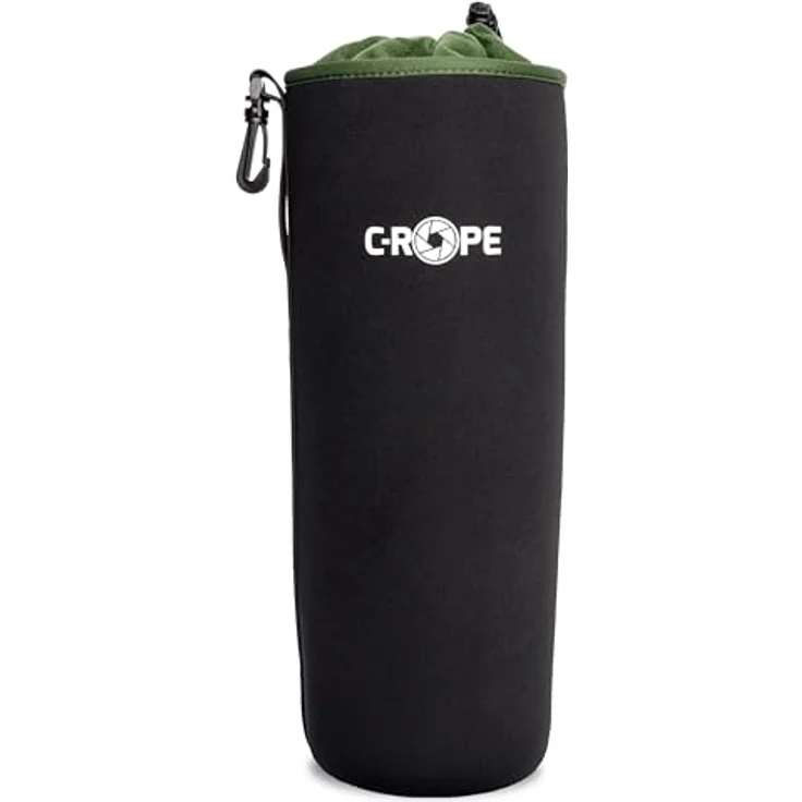 C-Rope Neopren Objektivbeutel, Fleece-Fütterung, XXXL, stoßfest, ideal für Objektive und Kamerazubehör – Bild 1