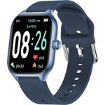 fontastic Timor Smartwatch, 2.01" TFT Voll-Touch-Display, Herzfrequenzmessung, Blutdruck, Blutsauerstoff, Schlafmonitor, 4 Farben