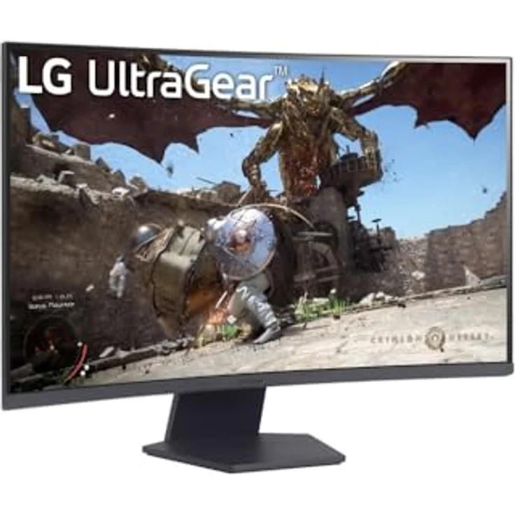 LG Ultragear™ 32GS60QC-B.AEU Gaming-PC-Monitor 32 Zoll (81 cm), VA-Display, QHD-Auflösung (2560 x 1440), 1ms 180 Hz, HDR 10, sRGB99% (CIE1931), AMD FreeSync, neigbar, DisplayPort 1.4, HDMI 2.0 (2) – Bild 3