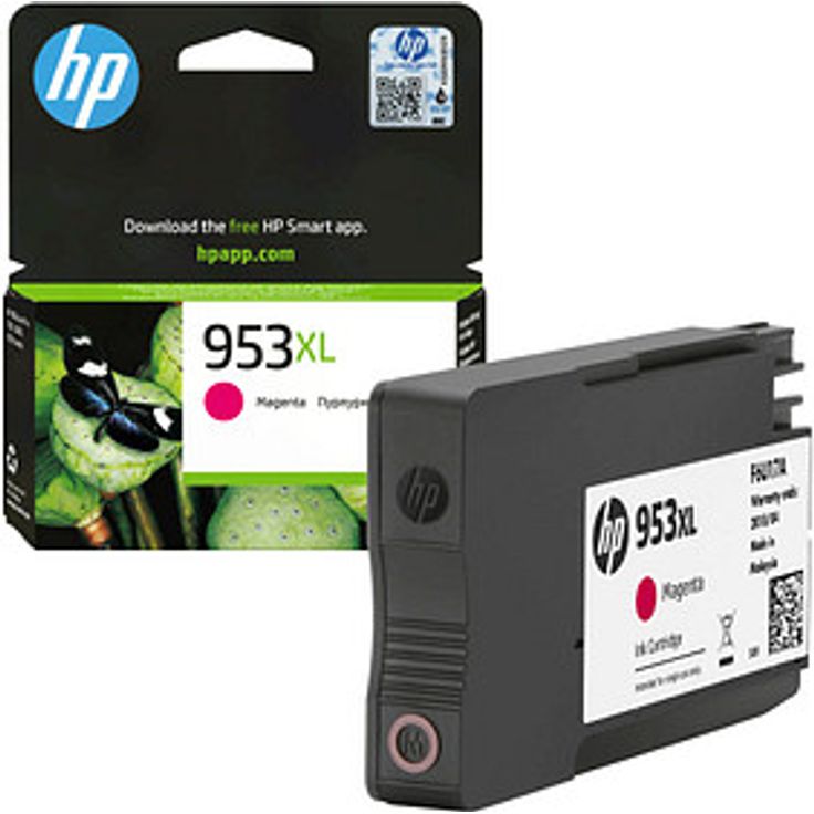 HP 953XL (F6U17AE) magenta Druckerpatrone, Original mit 1.450 Seiten Druckleistung und 20,5 ml Füllmenge