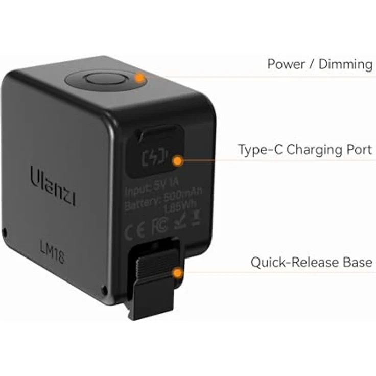 Ulanzi R099 Super Clamp mit Kugelkopf, 360° schwenkbar, robust mit Anti-Rutsch-Pad – Bild 8