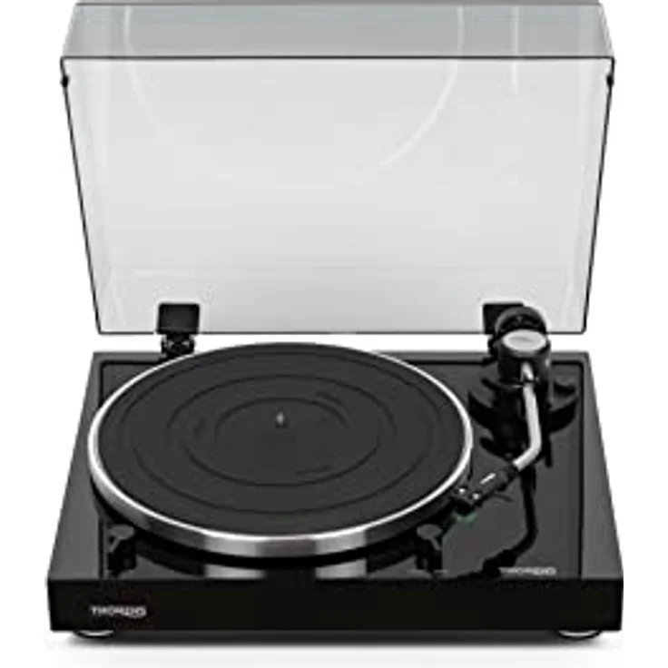 Thorens Plattenspieler TD 204 Hochglanz Schwarz – Bild 1