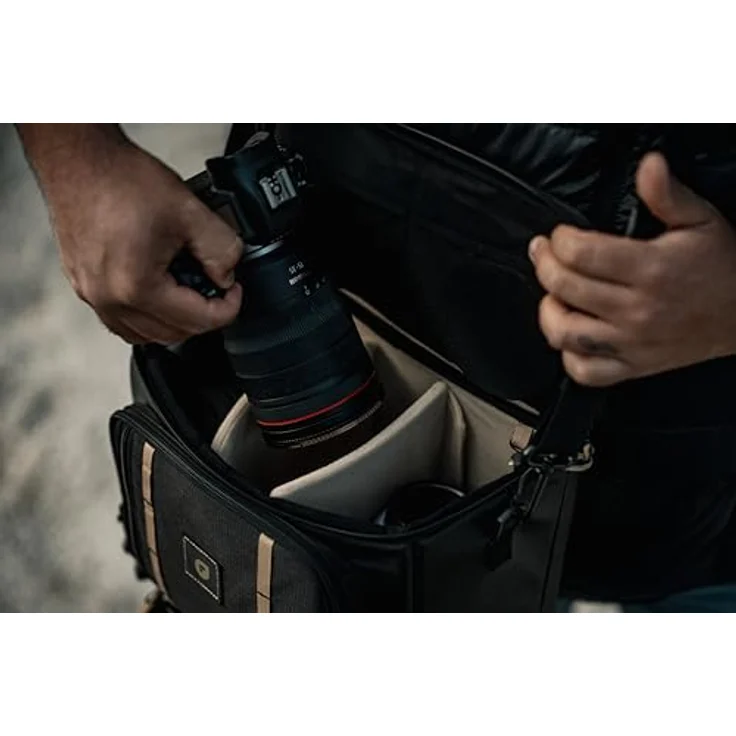 PolarPro - Roadrunner - 12L - Umhängetasche - professionelle Schultertasche - Sony A7R II Rig + Drohne + zusätzliches Objektiv - schwarz – Bild 5