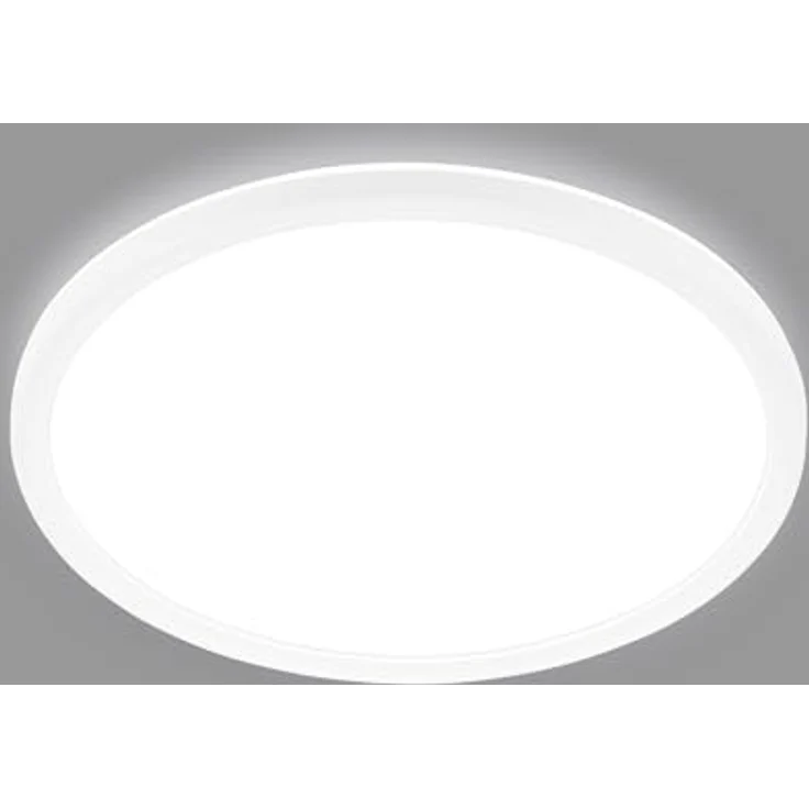 BRILONER LED Deckenlampe - Effiziente 11W LED Lampe mit 2400lm, flach, indirektes Licht, 50.000h Lebensdauer, 29x3 cm, Weiß – Bild 1